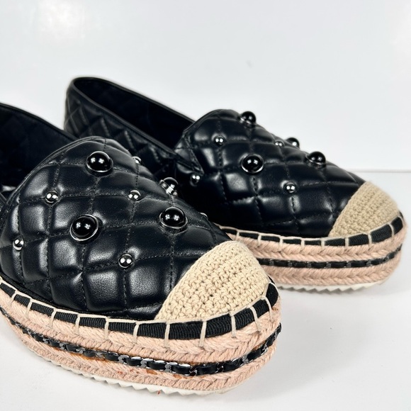 Karl Lagerfeld leather espadrilles, 11, NEW, platform, Elevated Streetwear - Picture 11 of 12